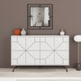 Hanah Home Consola Dune - Blanco